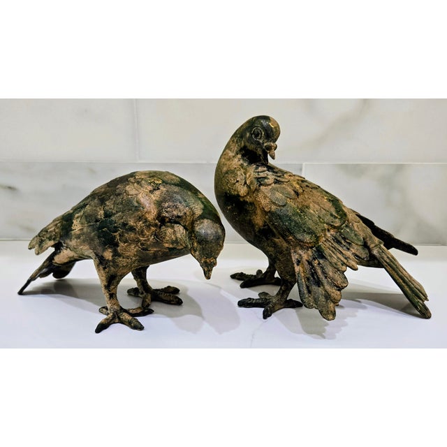 Bring sculptural charm to your decor with this vintage Toyo Japan bird figurine pair, featuring two beautifully modeled...