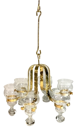 Wrought Iron Chandelier by Bertil Vallien for Boda, 1960s