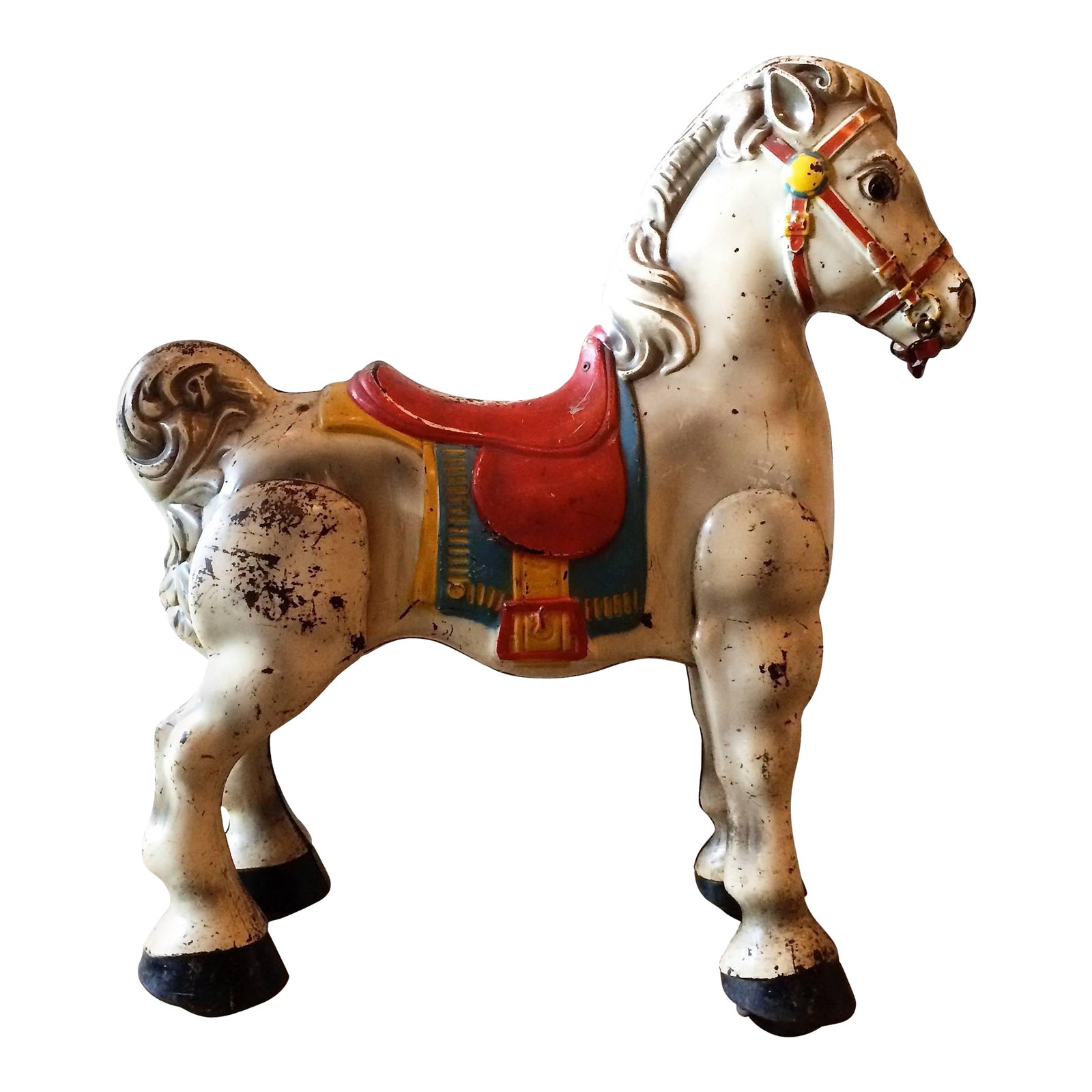 1940s Mobo Toys Steel Riding Hobby Horse | Chairish
