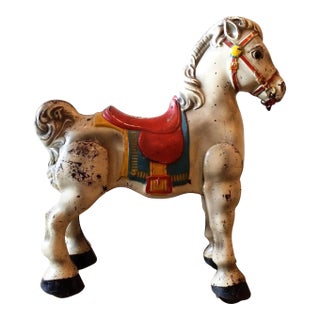 1940s Mobo Toys Steel Riding Hobby Horse For Sale