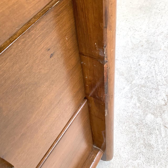 Vintage Templeton Furniture Co. Walnut Four-Drawer Chest For Sale - Image 11 of 16