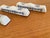 Vintage French Porcelain Knife Holders from Gien, 1940s, Set of 6 For Sale - Image 9 of 18
