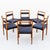 Vintage 1960s Teak & Leather Dining Chairs Attributed to Kai Kristiansen, Danish Mid Century Modern For Sale - Image 12 of 14