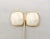 1980s Vintage 1980s Signed Alexis Kirk Modernist White Resin Clip Earrings- 2 Pieces For Sale - Image 5 of 7