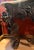 Burnt Umber Design Toscano Hapsburg Solid Mahogany Rococo Console Table & Mirror Set - Genuine White Marble Top For Sale - Image 8 of 9