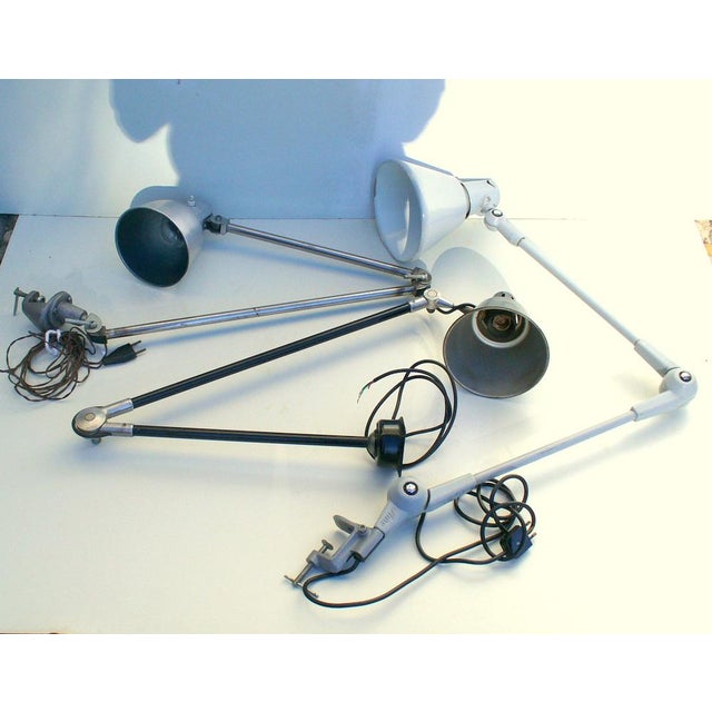 Industrial Table Lamps, Set of 3 For Sale - Image 9 of 10