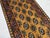1990s Terracotta Brown Turkmen Wool Runner Rug, Tribal Geometric Gul Design For Sale - Image 5 of 13