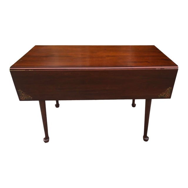 MidCentury L. Hitchcock Stenciled Drop Leaf Dining Table Chairish