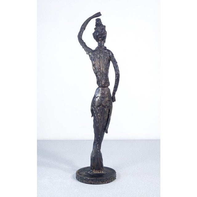 Gray Bronze Sculpture by Pietro Beccuti, 1960s For Sale - Image 8 of 18