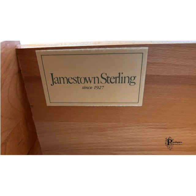 Vintage Jamestown Sterling Chippendale Style Mahogany Armoire For Sale - Image 11 of 12