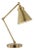 Chapman & Myers by Visual Comfort Signature Parkington Medium Articulating Desk Lamp in Antique-Burnished Brass For Sale