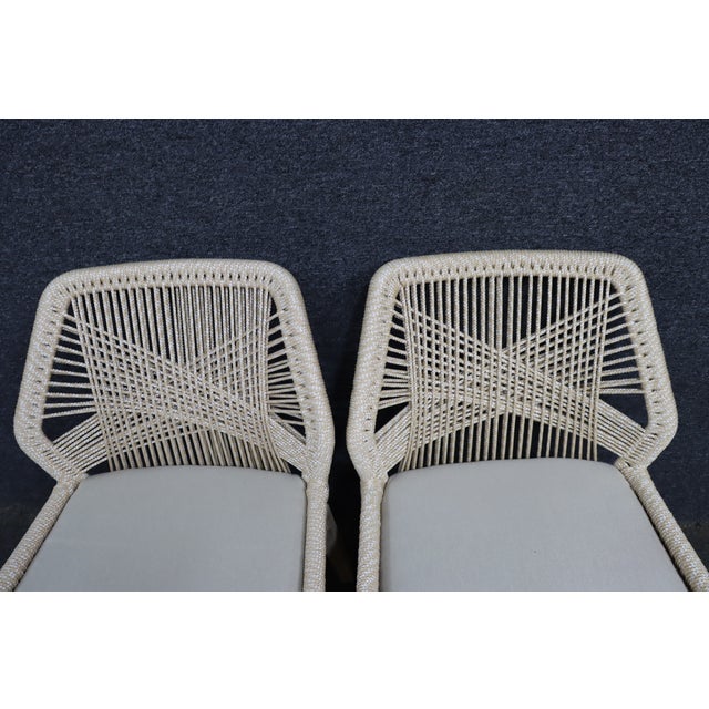 Essentials for Living Loom Rope Dining Chairs, Set of 6 For Sale - Image 16 of 17