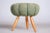 Green Beech Stool, 1950s, in Good conditions. Designed 1950 to 1959