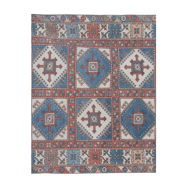 Mid-Century Modern Vintage Turkish Oushak Rug 4'10" X 6'12" For Sale - Image 3 of 12