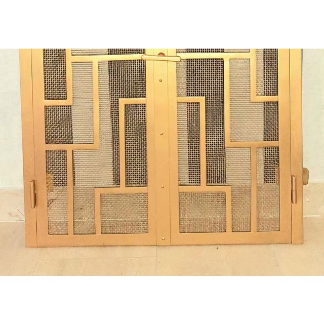 Art Deco Designer Fireplace Screen – Josef Hoffmann, Early 20th Century For Sale - Image 3 of 6