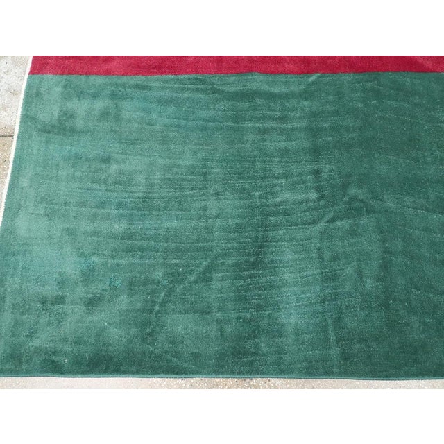 Galerie Shabab Collection Mid-20th Century Turkish Art Deco Style Carpet For Sale In New York - Image 6 of 9