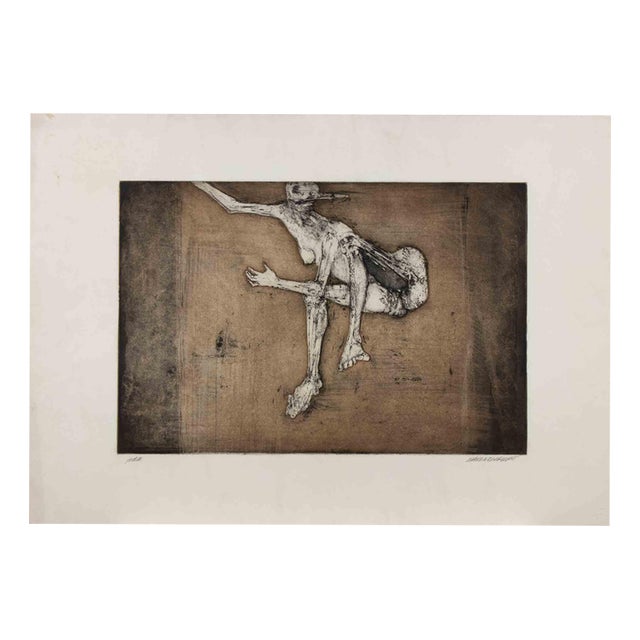 Marino Haupt, Composition, 1980s, Etching For Sale