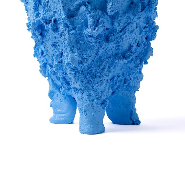 Gaetano Pesce Lava Vase in Celeste by Gaetano Pesce for Fish Design For Sale - Image 4 of 6