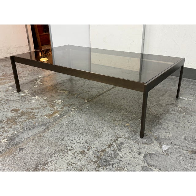 Mid-Century Modern Holly Hunt Lugano Linden Coffee Table For Sale - Image 3 of 12