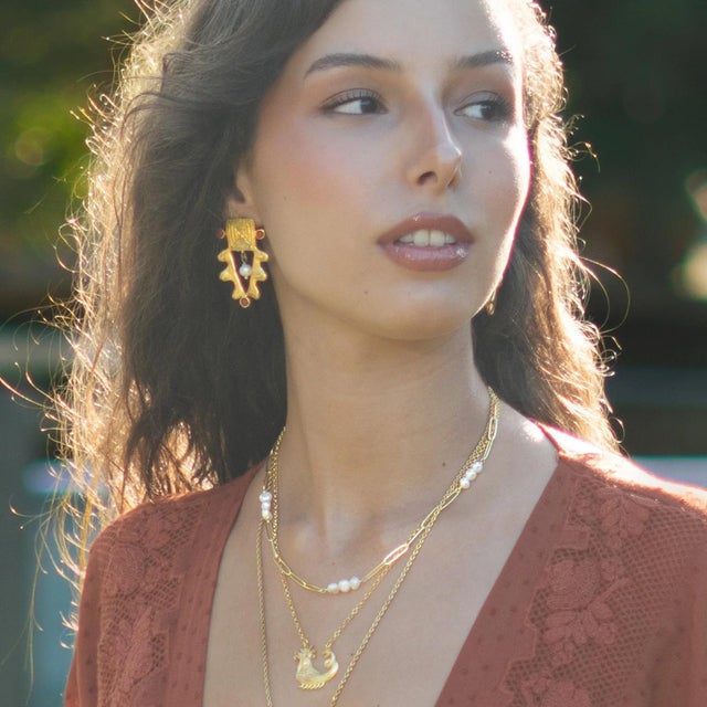 Early 21st Century Eternal Pearl Harmony Choker Gold Necklace For Sale - Image 5 of 10