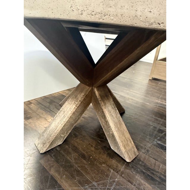 Pottery Barn Abbott Outdoor Table, 48 Inches For Sale - Image 10 of 12