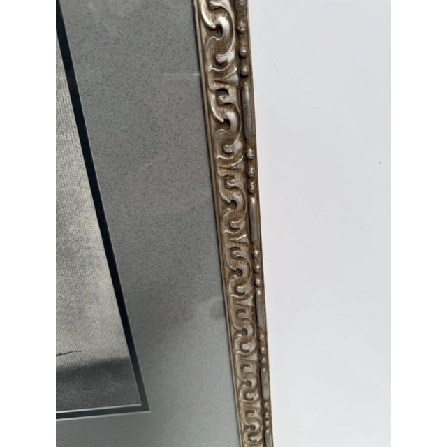 Signed Original Charcoal Still Life Drawing "Elise" Malibu Gallery For Sale - Image 4 of 9