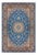 Hand-Knotted Nain Rug in Virgin Wool and Silk For Sale