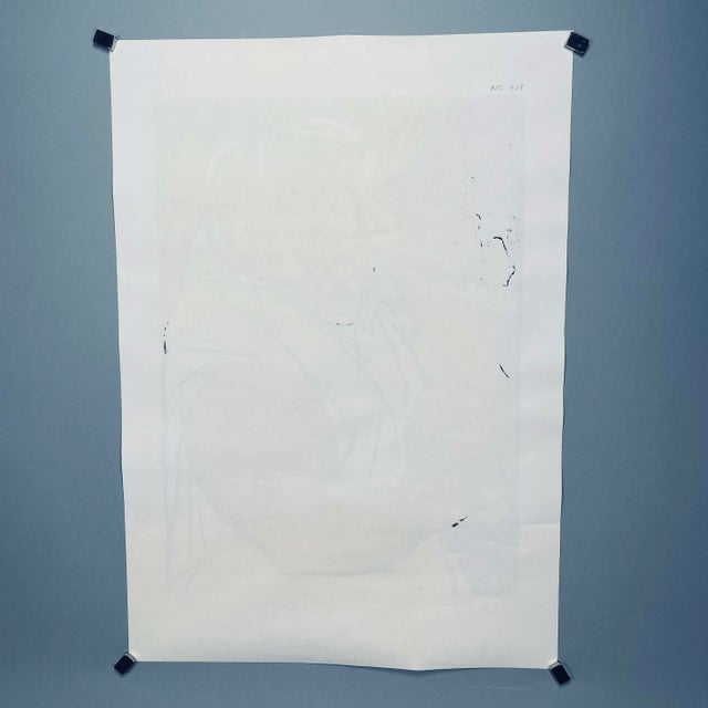 Mid 20th Century "Musiker" Artist's Proof Abstract Figurative Numbered Print by Tassow Brhanu For Sale - Image 12 of 13