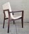 White Authentic Holly Hunt "Studio H" Leather Scoop Dining Arm Chairs Set 10 For Sale - Image 8 of 18