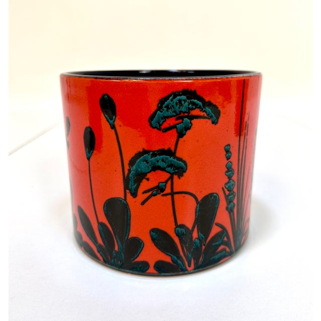 Glazed Ceramic Art Flower Pot from Marei Keramik, 1960s For Sale - Image 12 of 12