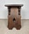 Rustic Hand-Carved Walnut Stool, 1910 For Sale - Image 11 of 13