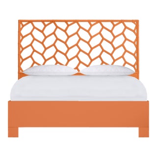 Silas Platform Bed King - Orange For Sale