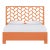 Silas Platform Bed King - Orange For Sale