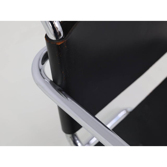 Black MR20 Cantilever Armchairs by Ludwig Mies van der Rohe for Knoll Inc. / Knoll International, 1970s For Sale - Image 8 of 13