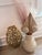 Ceramic Large Ivory Crackle Glaze Ceramic Floor Vase For Sale - Image 7 of 8