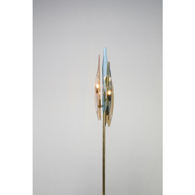 Vintage Dahlia Floor Lamp by Max Ingrand for Fontana Arte, 1958 For Sale - Image 13 of 18