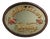 Oval Hand-Painted Advertising Mirror from Webbs For Sale