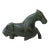 Late 20th Century Nephrite Canadian Dark Green Jade Horse Figurine For Sale