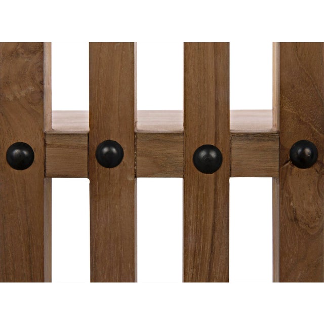 Brown NOIR Opal Curved Bookcase, Teak For Sale - Image 8 of 8