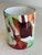 Contemporary Stories of Italy Murano Nougat Green, Red and Orange Glass Vase For Sale - Image 3 of 8