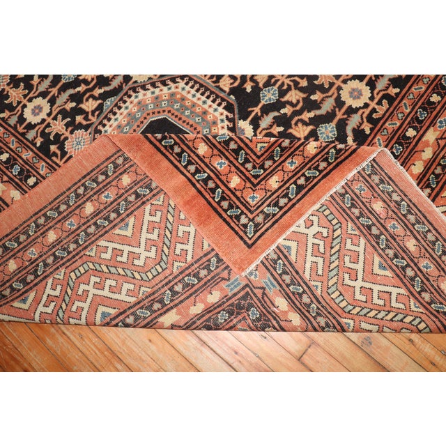 Asian Antique Vintage Oversize Inspired Samarkand Rug For Sale - Image 3 of 12