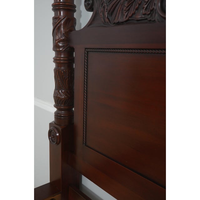 Ralph Lauren Safari Mahogany Queen Size Bed For Sale - Image 9 of 18