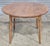 Mid 20th Century Mid 20th Century Solid Maple & Tiger Maple Bench Made Round Dining Table Tavern Table For Sale - Image 5 of 9