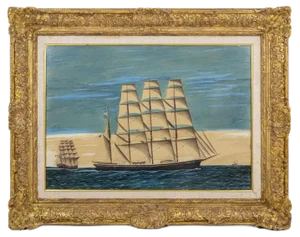 19th Century Gouache Figuring a Marine by Raphaël Rispoli