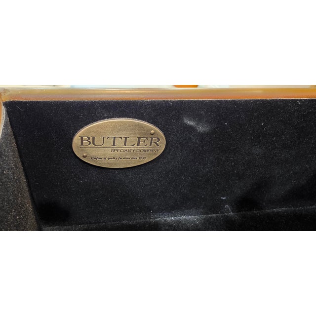 Wood Late 20th Century Pair of French Provincial Style Nightstands by Butler Specialty Co For Sale - Image 7 of 7