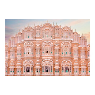 Hawa Mahal II – Iconic Jaipur Palace Architectural Fine Art Print 40" X 60" For Sale
