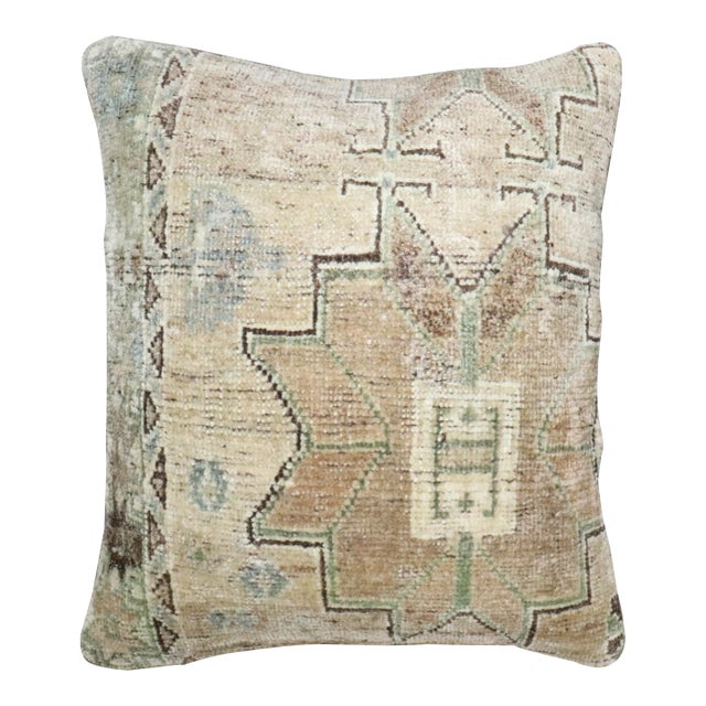 Vintage Turkish Rug Pillow rug no. p5121 For Sale