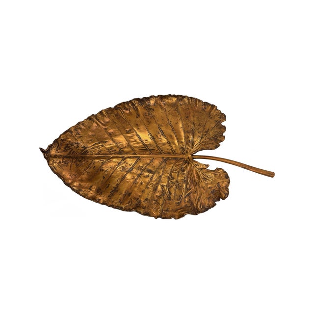 Kenneth Ludwig Chicago Gilded Canopy Leaf Wall Decor - Small For Sale - Image 4 of 11