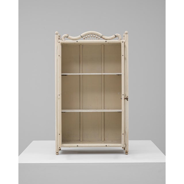 1910s French Wooden Mini Showcase Vitrine For Sale - Image 17 of 18