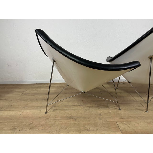 Black Space Age Coconut Chairs by George Nelson for Vitra, 1970s, Set of 2 For Sale - Image 8 of 9